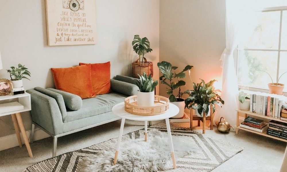 how to mix and match rugs in a studio apartment