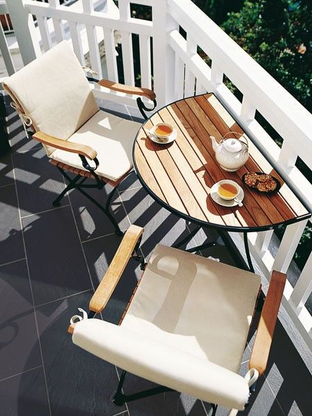 Small Balcony Furniture Ideas + Some Decor Inspiration