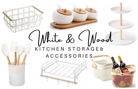 TREND ALERT: White & Wood Kitchen Storage & Accessories.