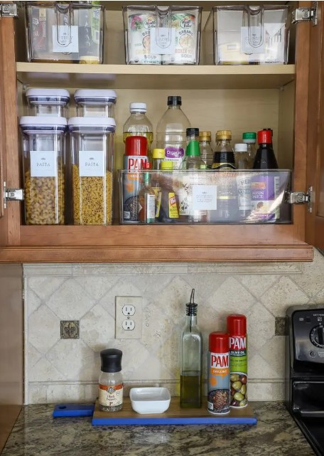 Organize a small kitchen without a pantry