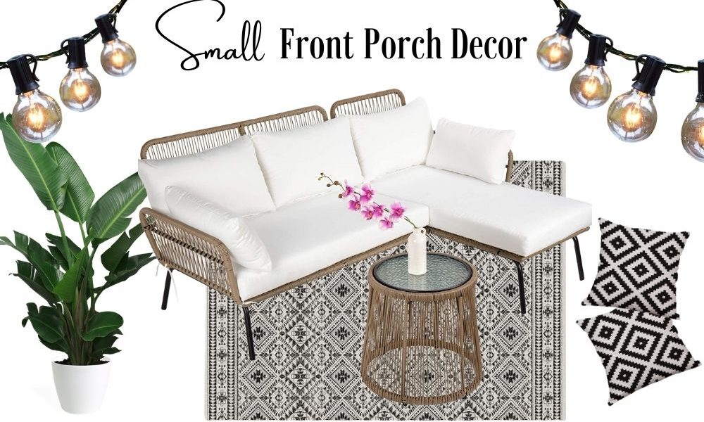 natural small Front Porch decor ideas