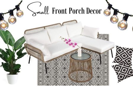 natural small Front Porch decor ideas