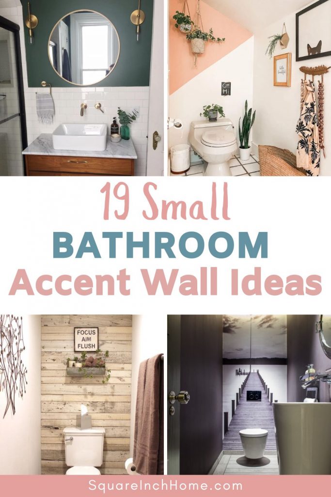 small bathroom accent wall ideas